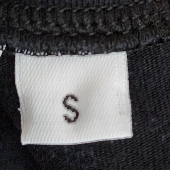 Free Label Black Tencel Organic Cotton Stretch Jersey Boxy Fit Tee - Picture 7 of 7